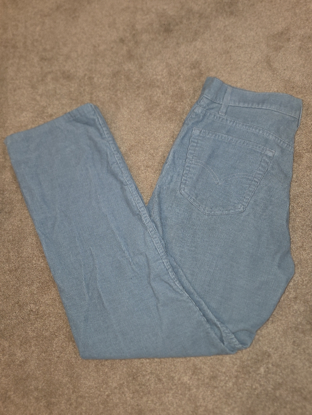 Vintage Levis 505 Baby Blue Corduroys